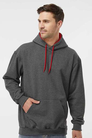 King Athletics Double Hooded Two-Tone Sweatshirt 9041