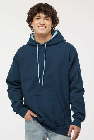 King Athletics Double Hooded Two-Tone Sweatshirt 9041