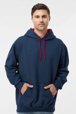 King Athletics Double Hooded Two-Tone Sweatshirt 9041