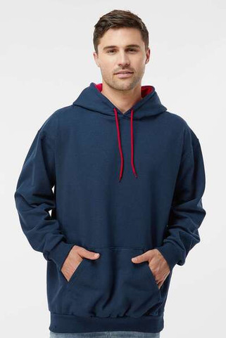 King Athletics Double Hooded Two-Tone Sweatshirt 9041