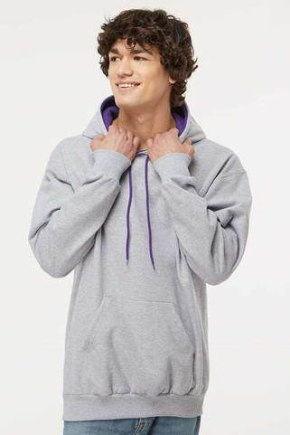 King Athletics Double Hooded Two-Tone Sweatshirt 9041