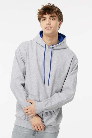 King Athletics Double Hooded Two-Tone Sweatshirt 9041