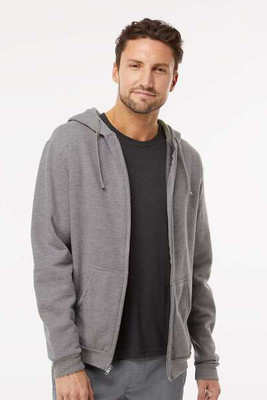 M&O 3331 - Sweat à capuche polaire unisexe avec fermeture à glissière
