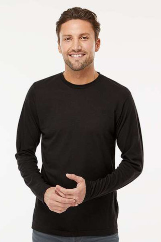 M&O 3520 - Poly-Blend Long Sleeve T-Shirt