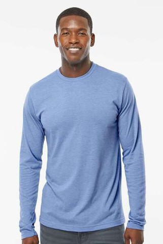 M&O 3520 - T-Shirt à manches longues en Poly-Blend