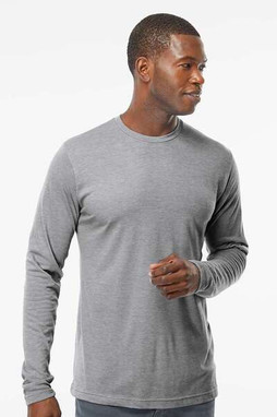 M&O 3520 - T-Shirt à manches longues en Poly-Blend