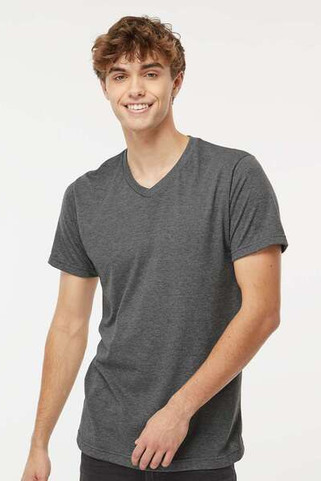 M&O 3543 - Deluxe Blend V-Neck T-Shirt