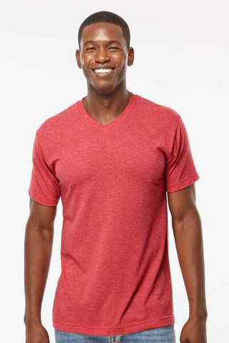 M&O 3543 - Deluxe Blend V-Neck T-Shirt