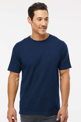 M & O Knits 5500 T-SHIRT FILÉ à LANNEAU