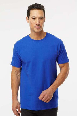 M & O Knits 5500 T-SHIRT FILÉ à LANNEAU
