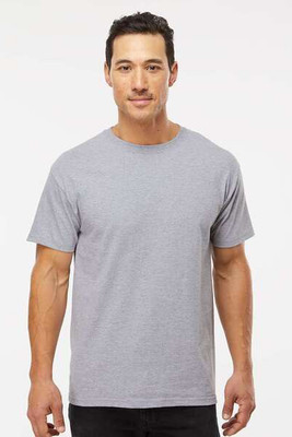 M & O Knits 5500 T-SHIRT FILÉ à LANNEAU