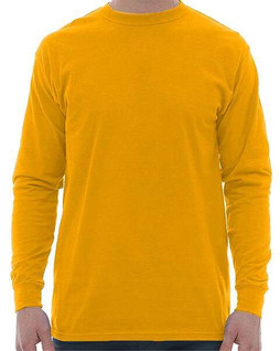 M & O Knits 5520 T-SHIRT À M/L FILÉ À LANNEAU