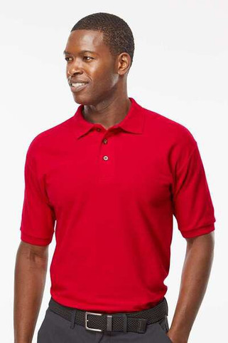 M & O Knits 7002 S/S COMBED RING SPUN PIQUÉ POLO