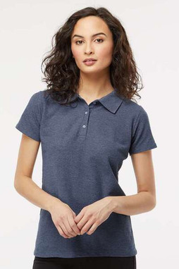 M&O 7007 - Womens Soft Touch Polo