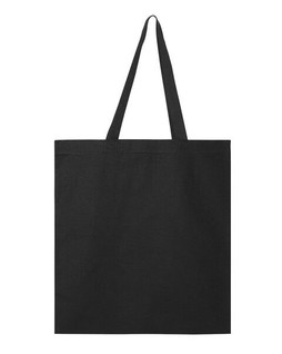 Q-Tees Q800 - Durable Canvas Tote with Reinforced Handles