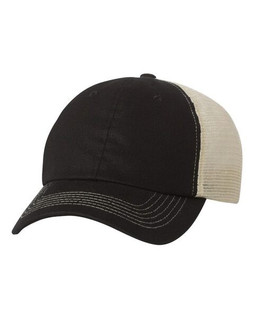 Valucap 3100 - Casquette en maille à points contrastés