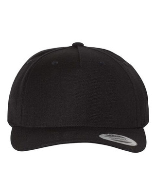 YP Classics 5789M - Premium Five-Panel Curved Visor Snapback Cap