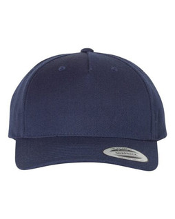 YP Classics 5789M - Premium Five-Panel Curved Visor Snapback Cap (Casquette à visière incurvée)