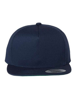 YP Classics 6007 - Casquette à cinq panneaux en sergé de coton à moustaches