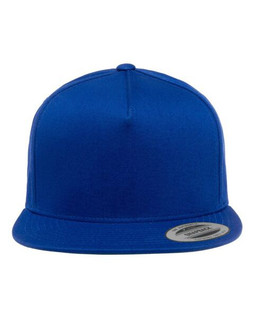 YP Classics 6007 - Casquette à cinq panneaux en sergé de coton à moustaches