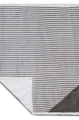Field & Co. 1081-12 - Manta de sherpa con rayas Chevron