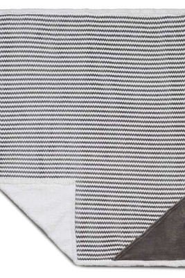 Field & Co. 1081-12 - Manta de sherpa con rayas Chevron