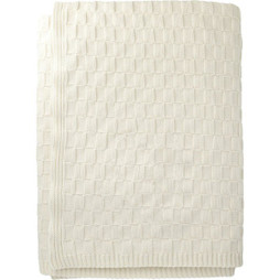 MADE* HERE NEW YORK 1081-79 - Made*Here New York Basketweave Cotton Blanket
