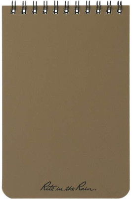 Rite in the Rain 0913-02 - Cuaderno con espiral superior de 4" x 6