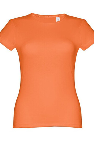 TH Clothes 30106 - Dam T-shirt i figursydd modell med kort ärm i bomull