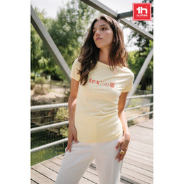 TH Clothes 30106 - Naisten vyöllä varustettu puuvillainen T-paita
