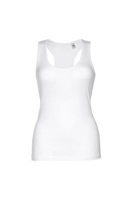 TH Clothes 30119 - Women's sleeveless cotton T-shirt. White