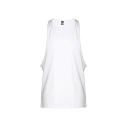 TH Clothes 30121 - Mens split-sleeve cotton T-shirt with dropped armholes
