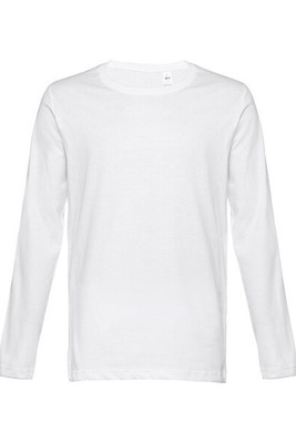 TH Clothes 30123 - Men's long-sleeved tubular cotton T-shirt