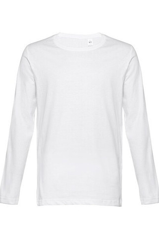 TH Clothes 30123 - Herre langærmet tubular bomulds T-shirt