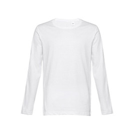 TH Clothes 30123 - Men's long-sleeved tubular cotton T-shirt