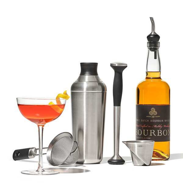 OXO 1990-05 - SteeL 6-piece Barware Set