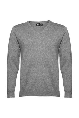 TH Clothes 30149 - Pull col V pour homme en coton et polyamide