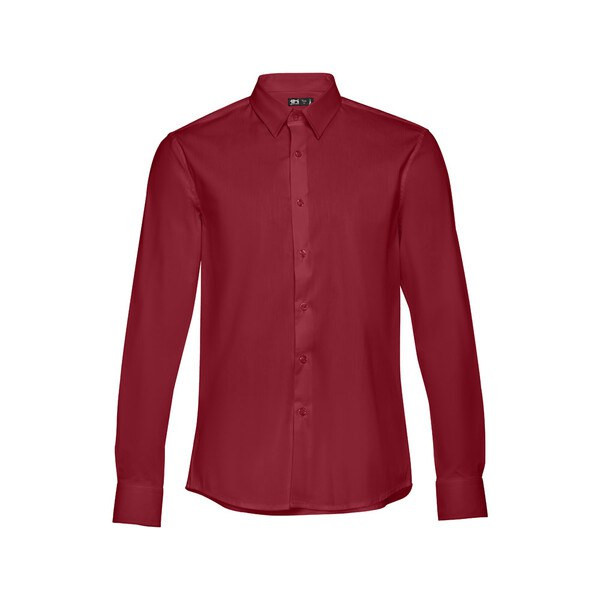 TH Clothes 30151 - Miesten pitkähihainen popliinipaita