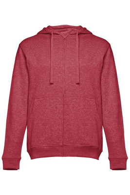 TH Clothes 30161 - Men's hoodie in cotton and polyester with full zip