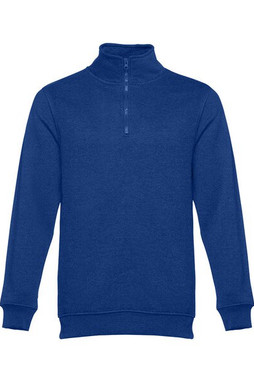 TH Clothes 30163 - Sweat-shirt col zippé unisexe