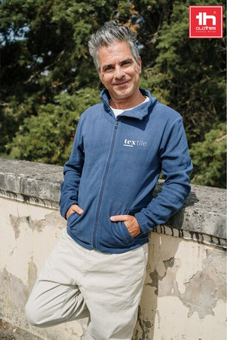 TH Clothes 30164 - Herrarnas Polar fleecejacka med elastiska muddar