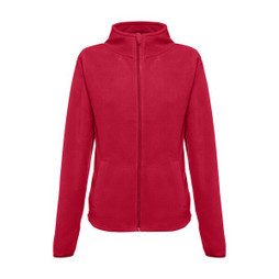 TH Clothes 30165 - Polarfleecejacke aus Polyester mit Gürtel für Damen