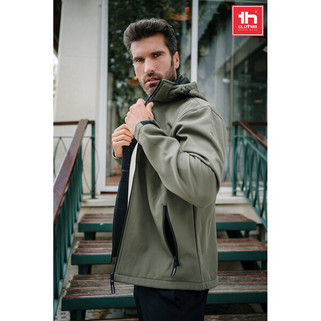TH Clothes 30180 - Veste softshell pour homme en polyester et élasthanne