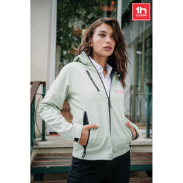 TH Clothes 30181 - Gürtel-Softshell-Jacke für Damen