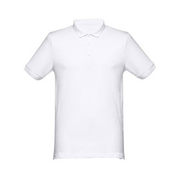 TH Clothes 30187 - Mens short-sleeved piqué polo shirt in 100% cotton