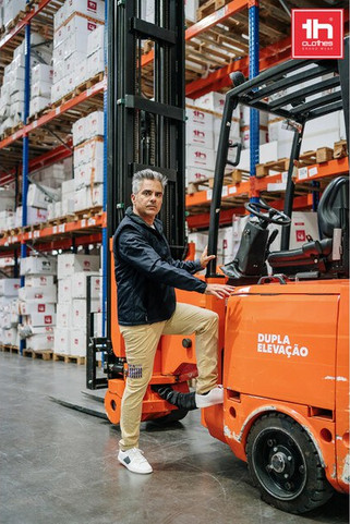 TH Clothes 30247 - Cotton and elastane trousers