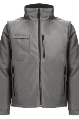 TH Clothes 30251 - Unisex padded jacket with removable sleeves