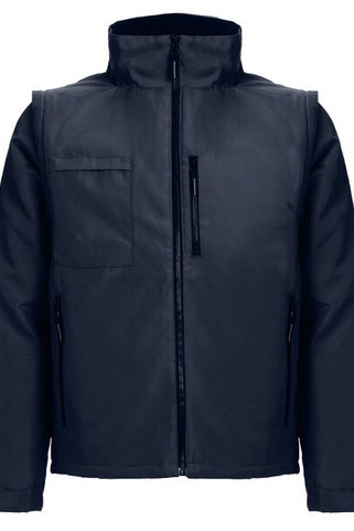 TH Clothes 30251 - Unisex padded jacket with removable sleeves