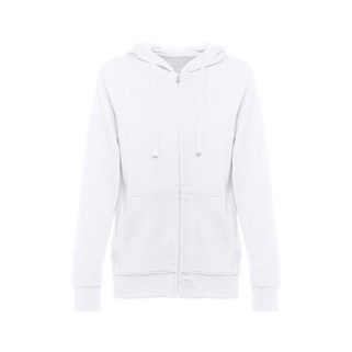TH Clothes 30257 - Womens hooded full zipped sweatshirt