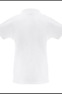 TH Clothes 30261 - Womens short-sleeved polo shirt in carded cotton